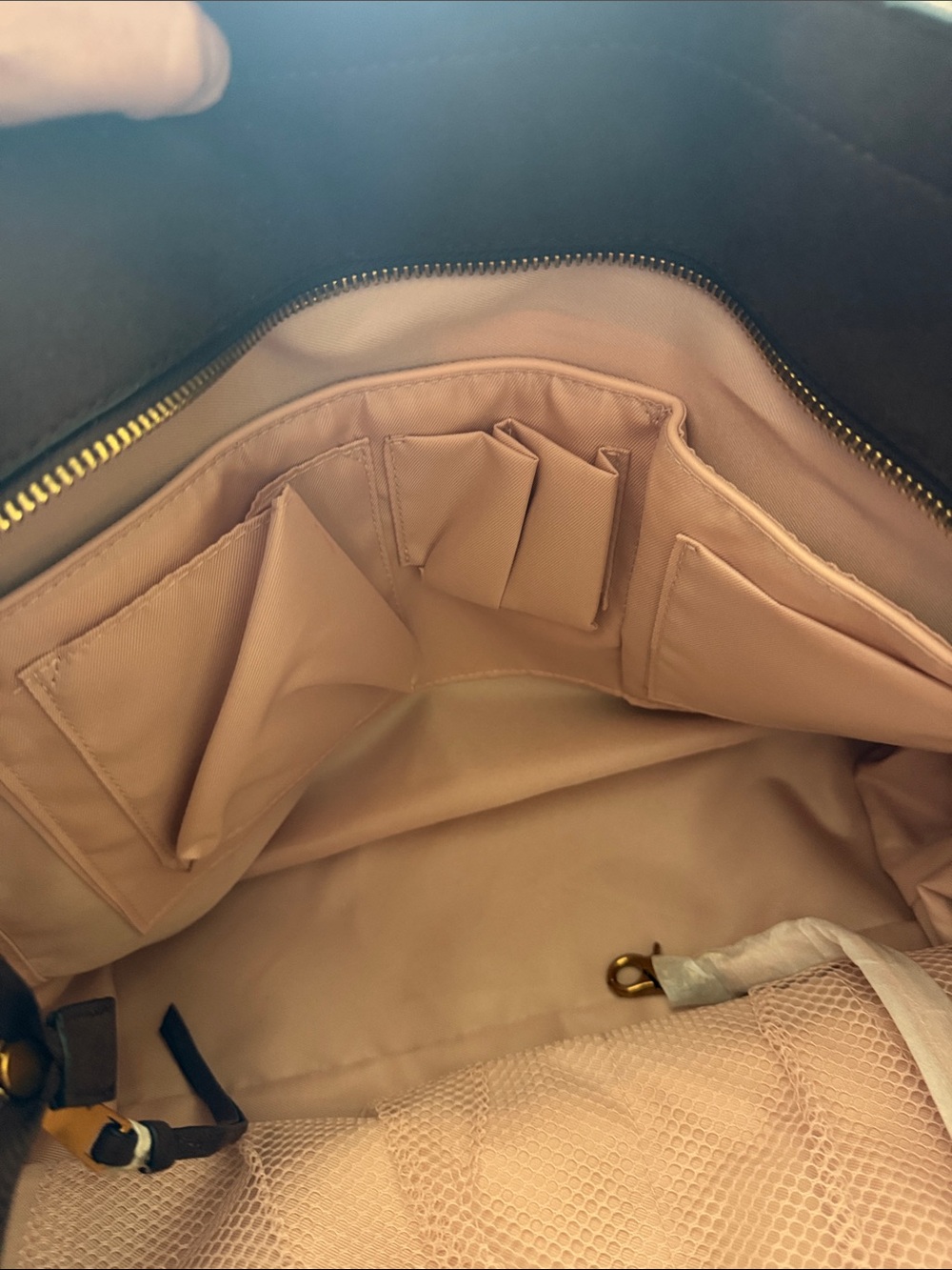 Poppy & Peonies The Meadow Tote in Chocolate Brown Suede - Picture 8 of 14